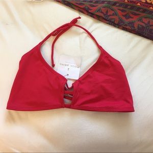 Red Midori swimsuit top